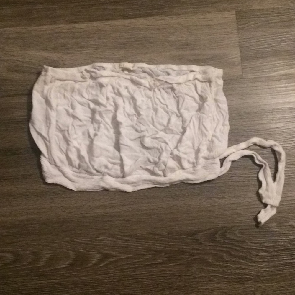 White crop top